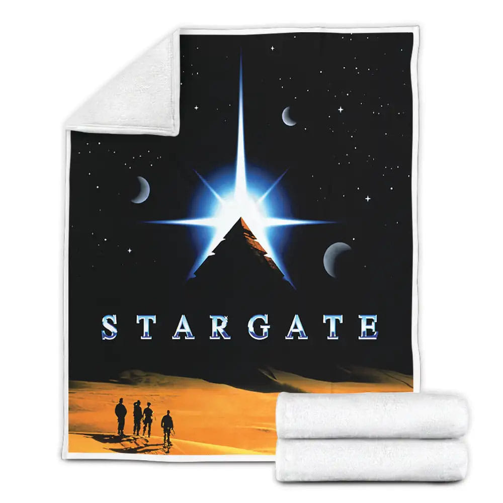 Stargate Movie Poster Fleece Blanket Perfect 