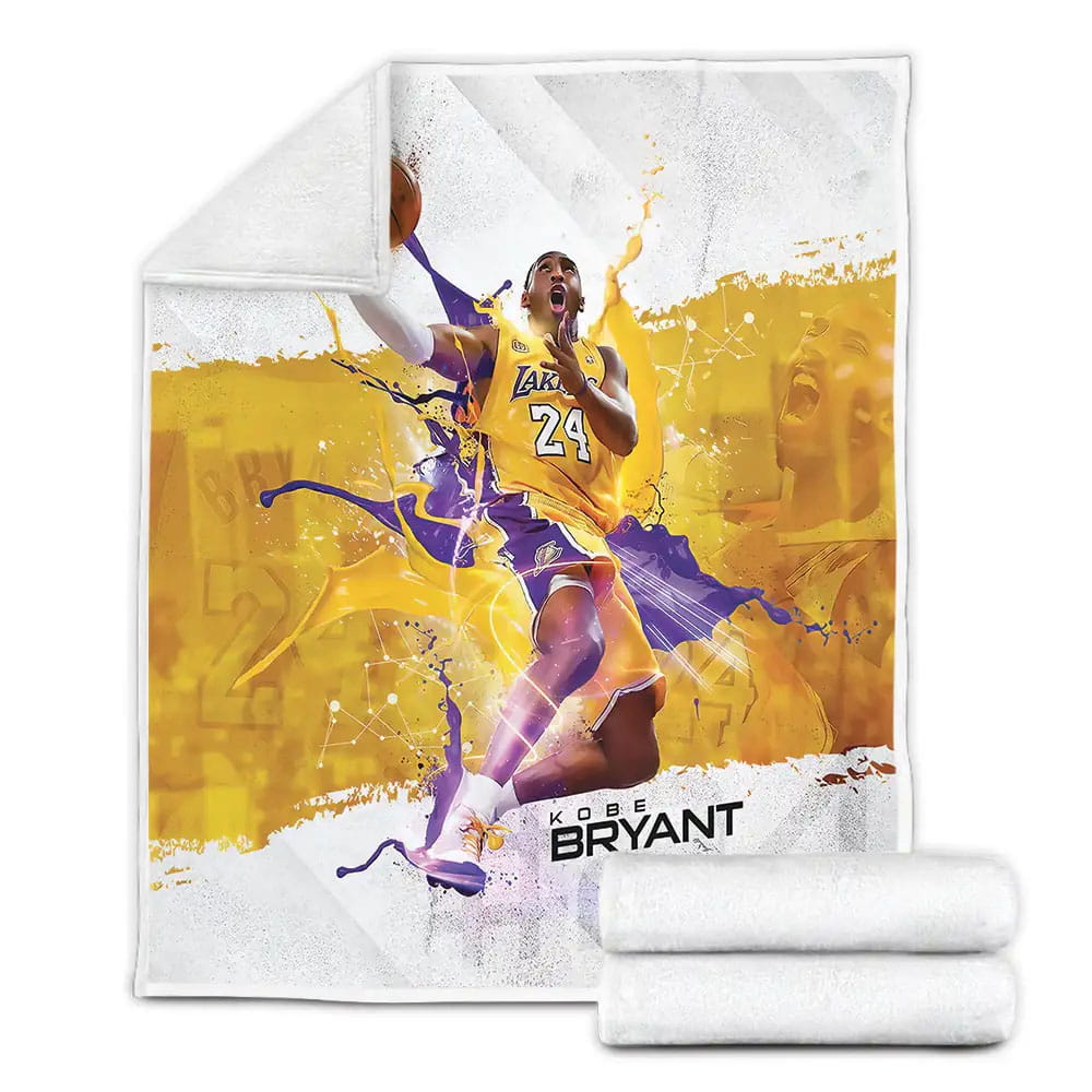 Kobe Bryant Fleece Blanket Gift For Wife Husband Besties