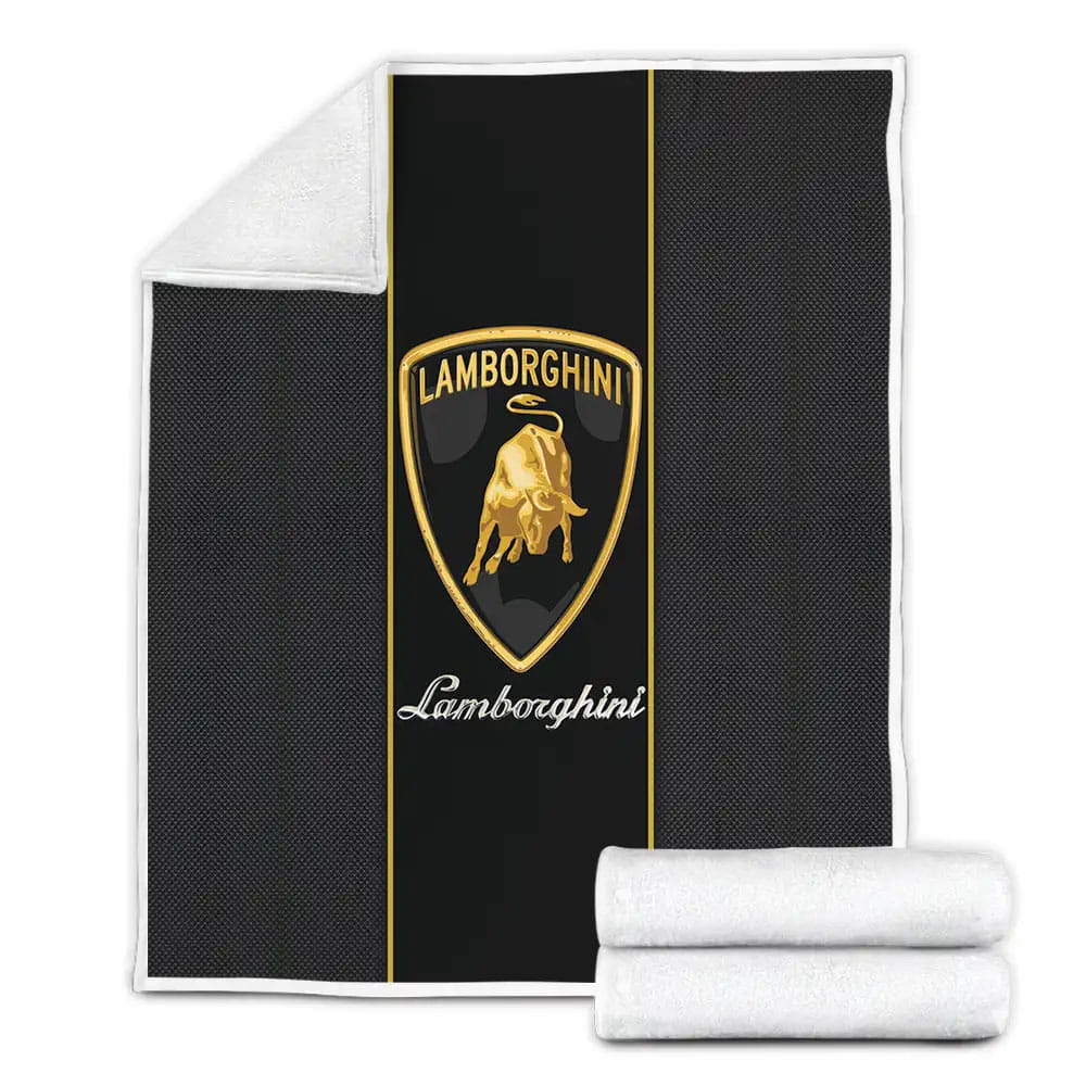Lamborghini Fleece Blanket Gift For Wife Husband Besties
