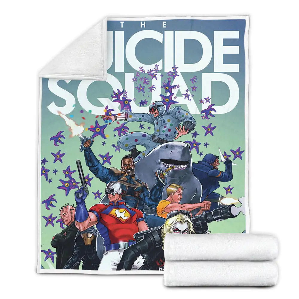 The Suicide Squad Main Fleece Blanket Perfect 