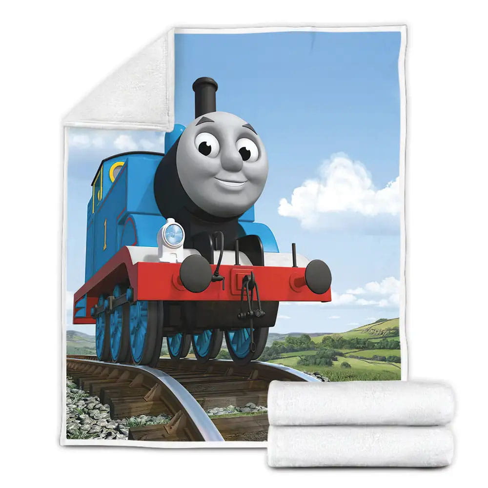 Thomas Train Fleece Blanket Gift For Wife Husband Besties