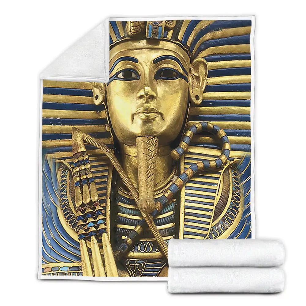 Ancient Egypt Pharaoh Fleece Blanket Perfect 