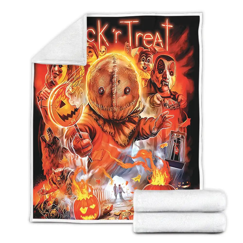 Trick r Treat Movie Art Fleece Blanket Perfect 