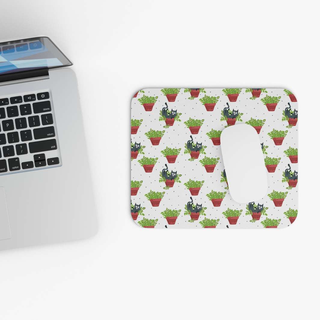Allleftout Plant Lover Cat Mouse Pad