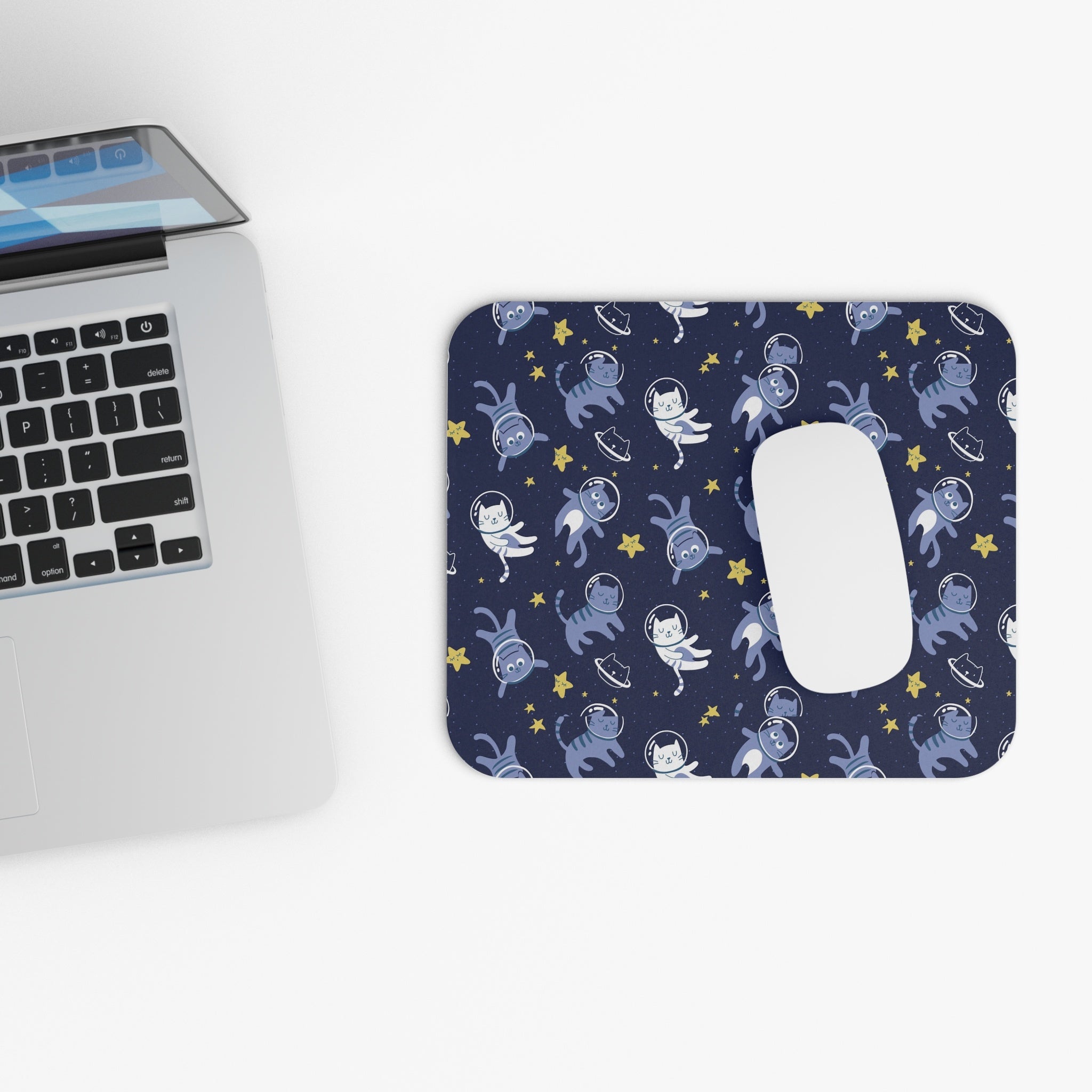 Allleftout Cats In Space Mouse Pad