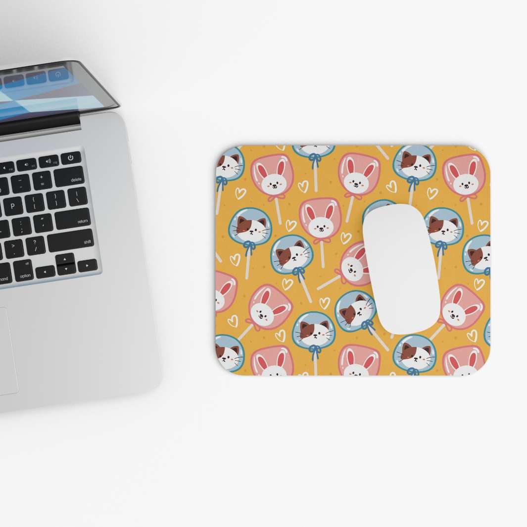 Allleftout Candy Cat Mouse Pad