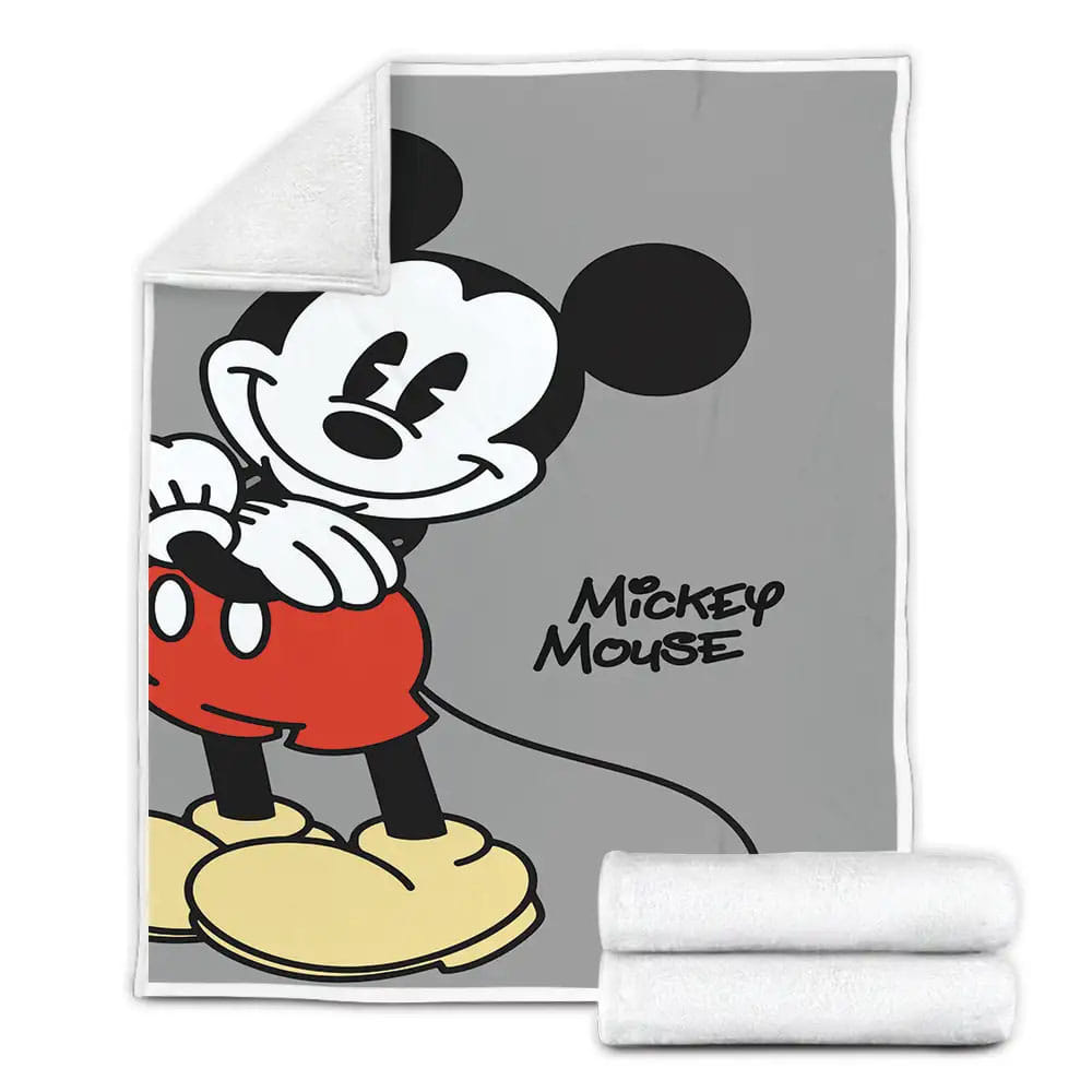 Mickey Mouse Fleece Blanket Gift For Wife Husband Besties