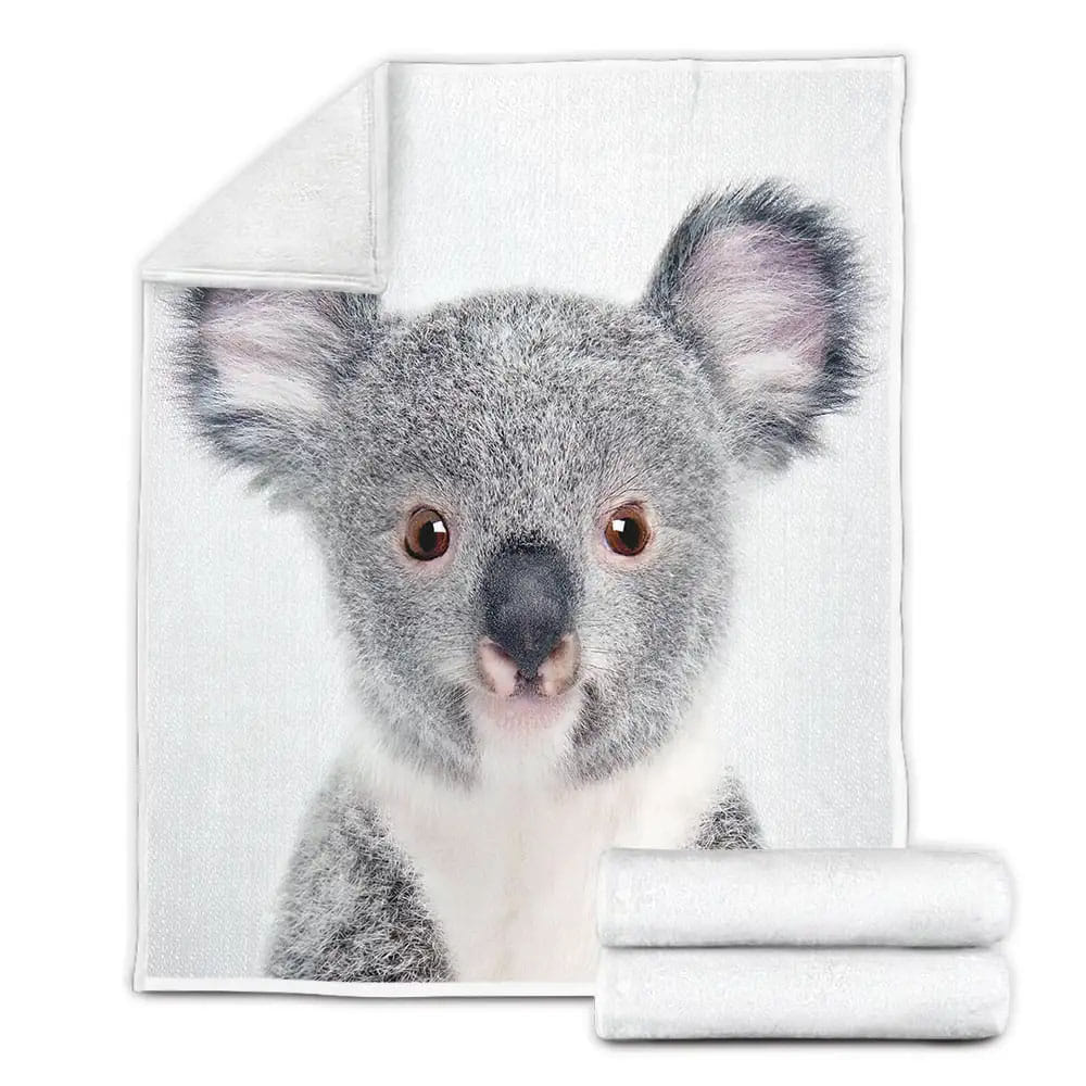 Lovely Koala Fleece Blanket Gift For Wife Husband Besties
