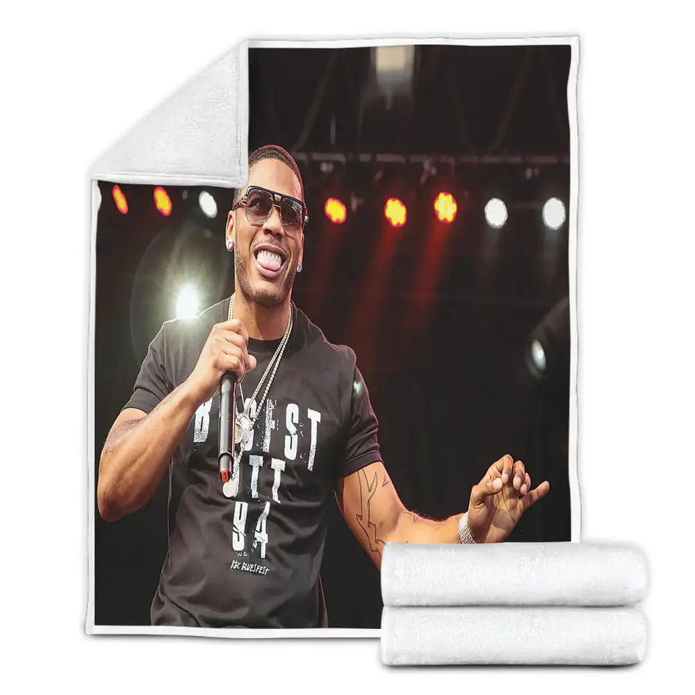 Famous Rapper Nelly N 3D Fleece Blanket Perfect 