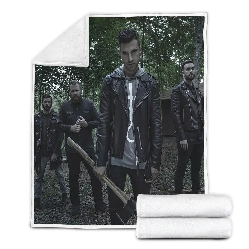 Ice Nine Kills Band Wood Fleece Blanket Perfect 