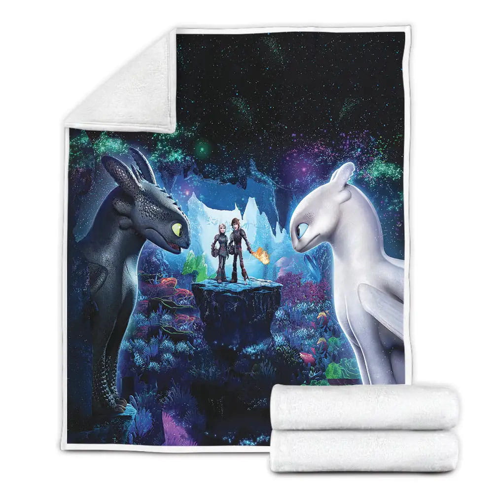 How To Train Your Dragon Fleece Blanket Perfect 