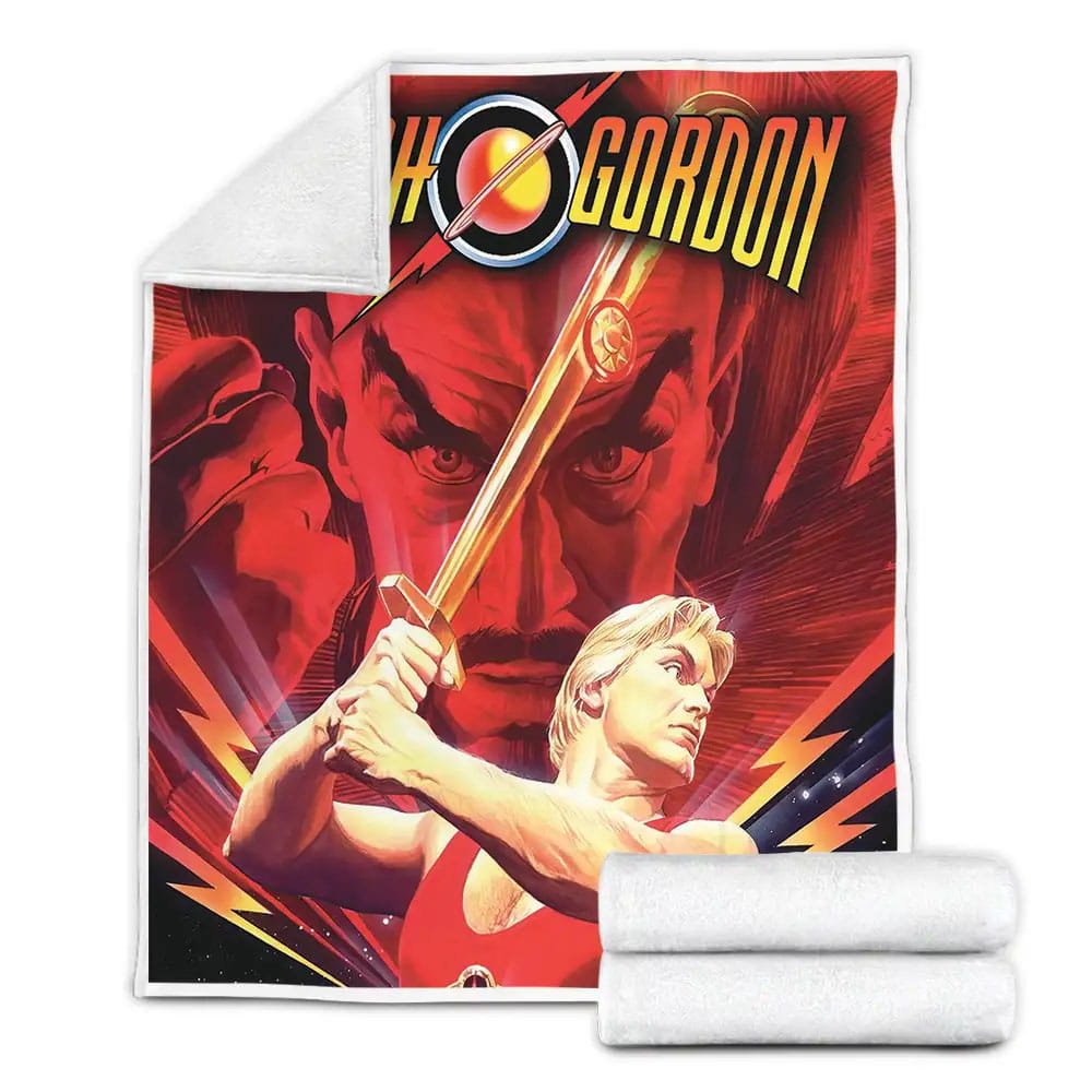 Flash Gordon Movie Art Fleece Blanket Perfect 