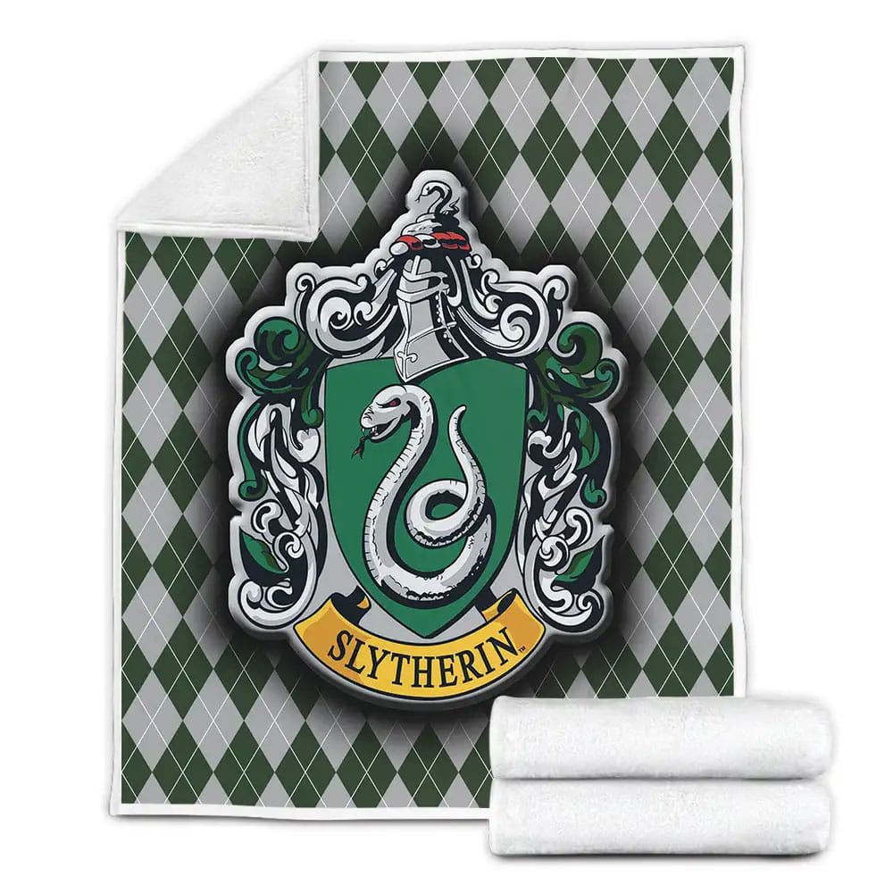 Harry Potter Slytherin Fleece Blanket Perfect 