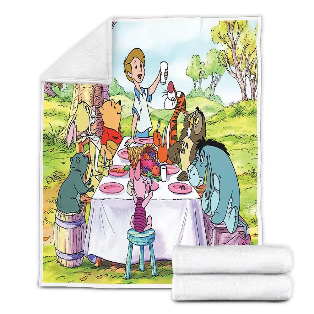 Disney Winnie The Pooh Fleece Blanket Perfect 