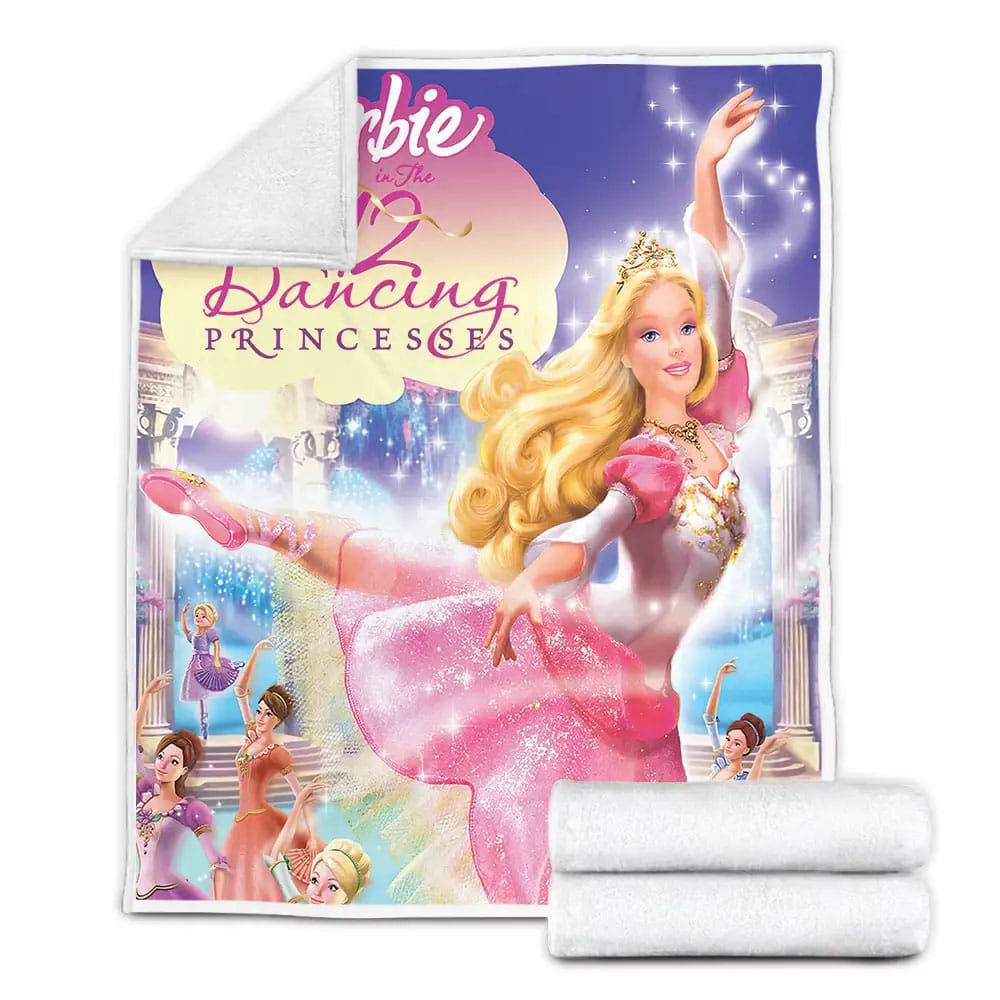 Barbie Dancing Fleece Blanket Gift For Wife Husband Besties