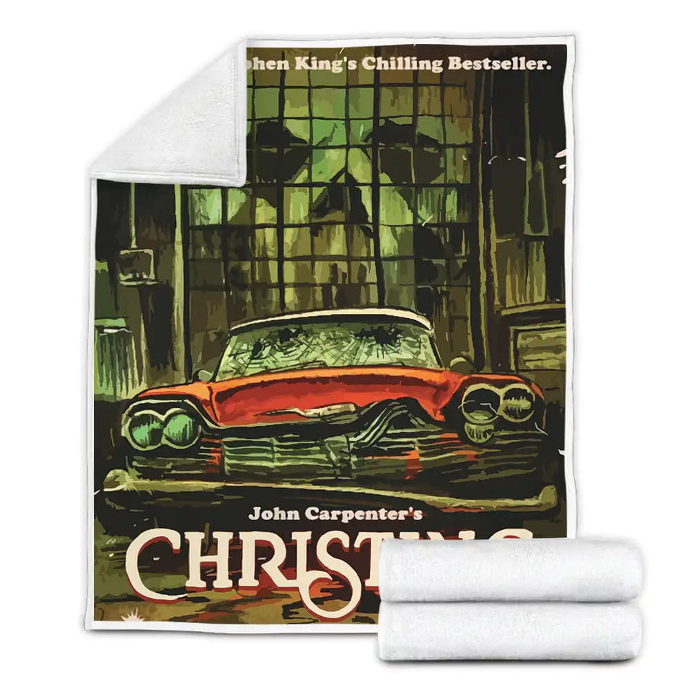 Christine Movie Poster Fleece Blanket Perfect 