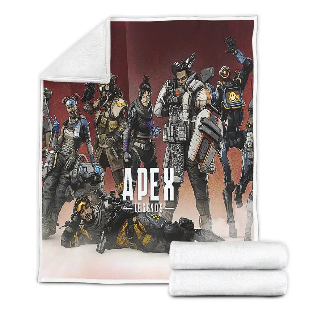 Apex Legends Fleece Blanket Gift For Wife Husband Besties