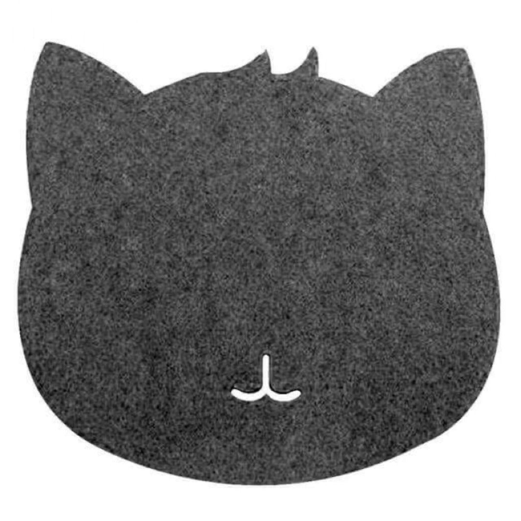 Allleftout Cat Felt Mouse Pad