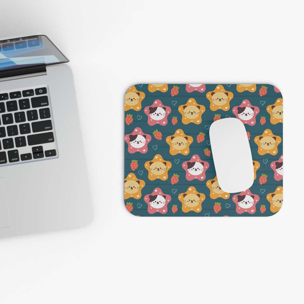 Allleftout Star Cat Mouse Pad