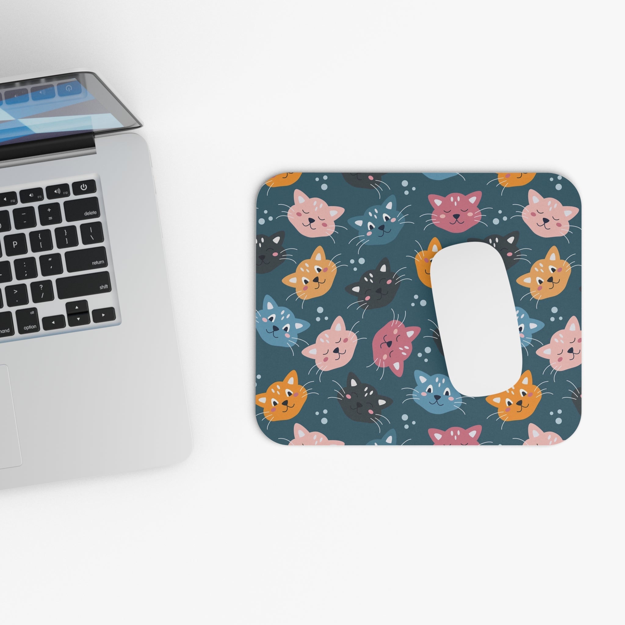 Allleftout Colorful Cat Mouse Pad