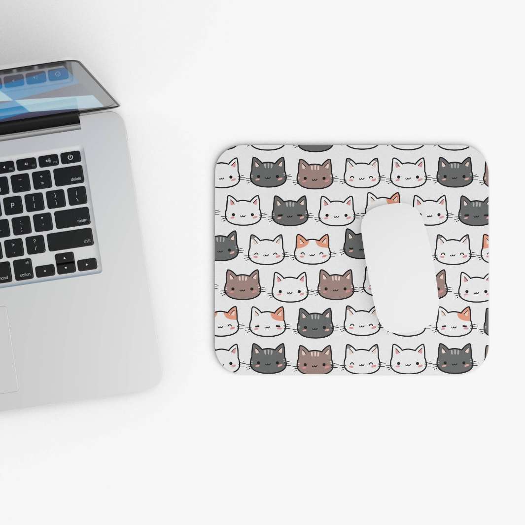 Allleftout Cat Friends Mouse Pad