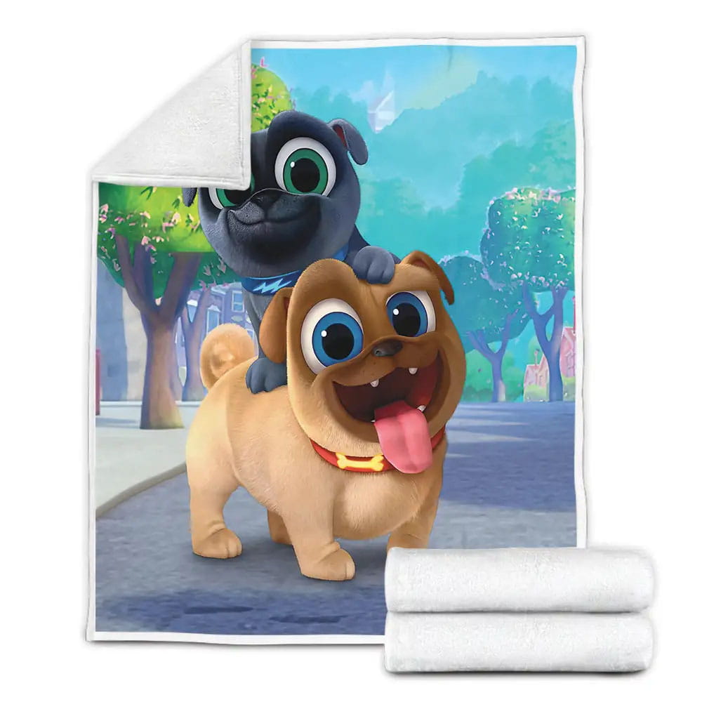 Puppy Dog Pals The Poster Fleece Blanket Perfect 