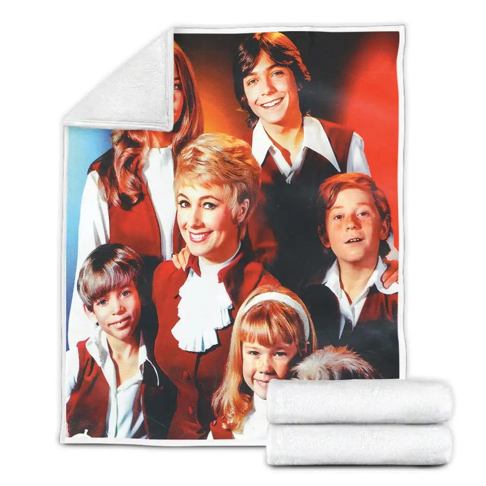 The Partridge Family Line Fleece Blanket Perfect 