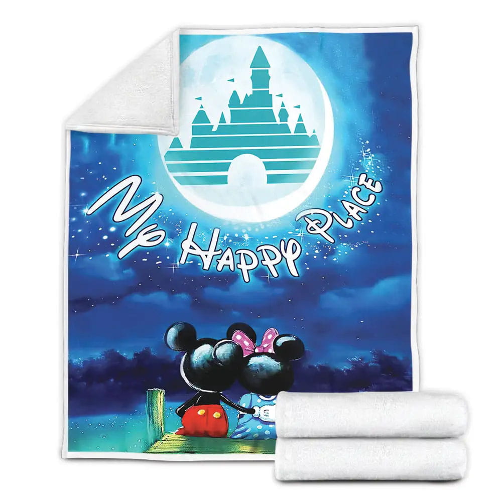 Mickey Mouse Minnie Mouse Fleece Blanket Perfect 