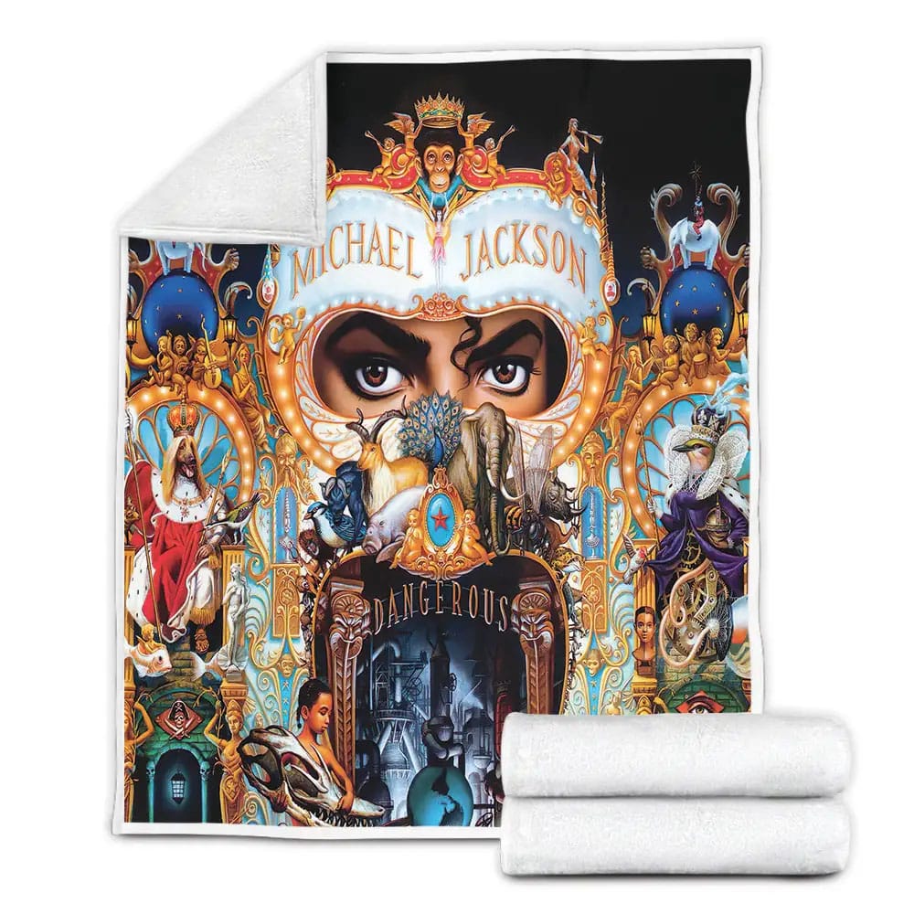 Michael Jackson Fleece Blanket Gift For Wife Husband Besties