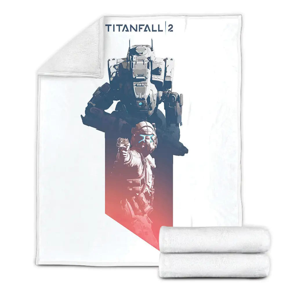 Titanfall 2 Game Poster Fleece Blanket Perfect 