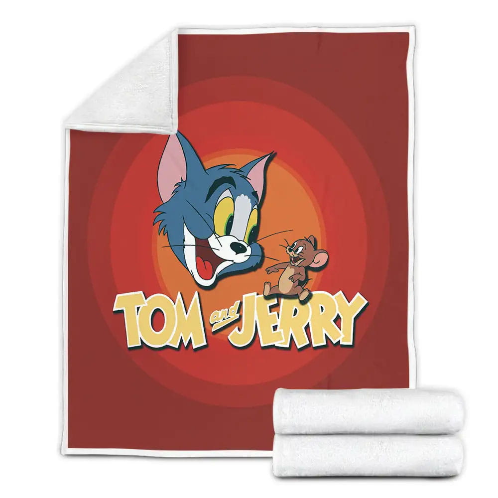 Tom And Jerry Fleece Blanket Gift For Wife Husband Besties