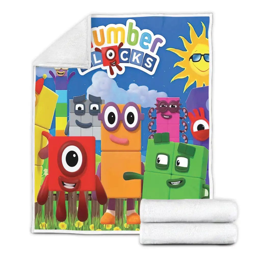 Numberblocks The Poster Fleece Blanket Perfect 