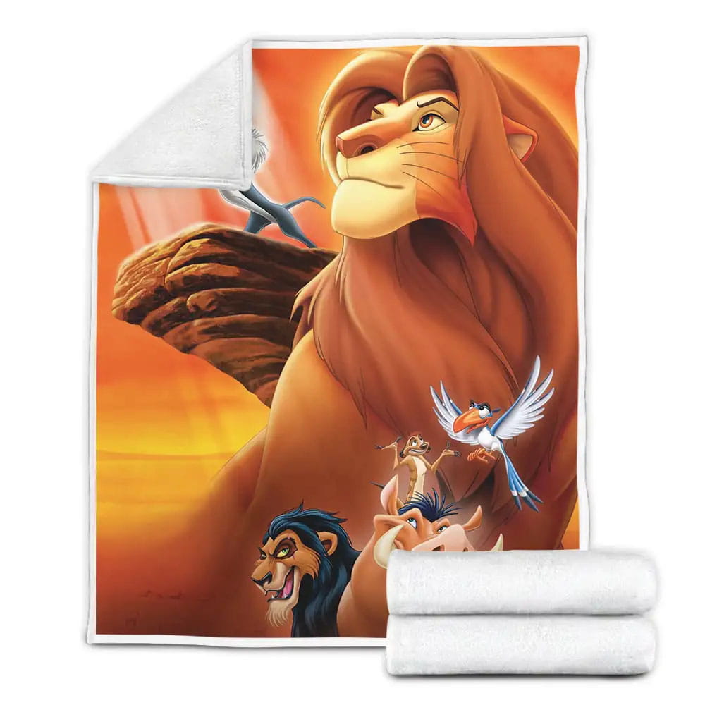 The Lion King Fleece Blanket Gift For Wife Husband Besties