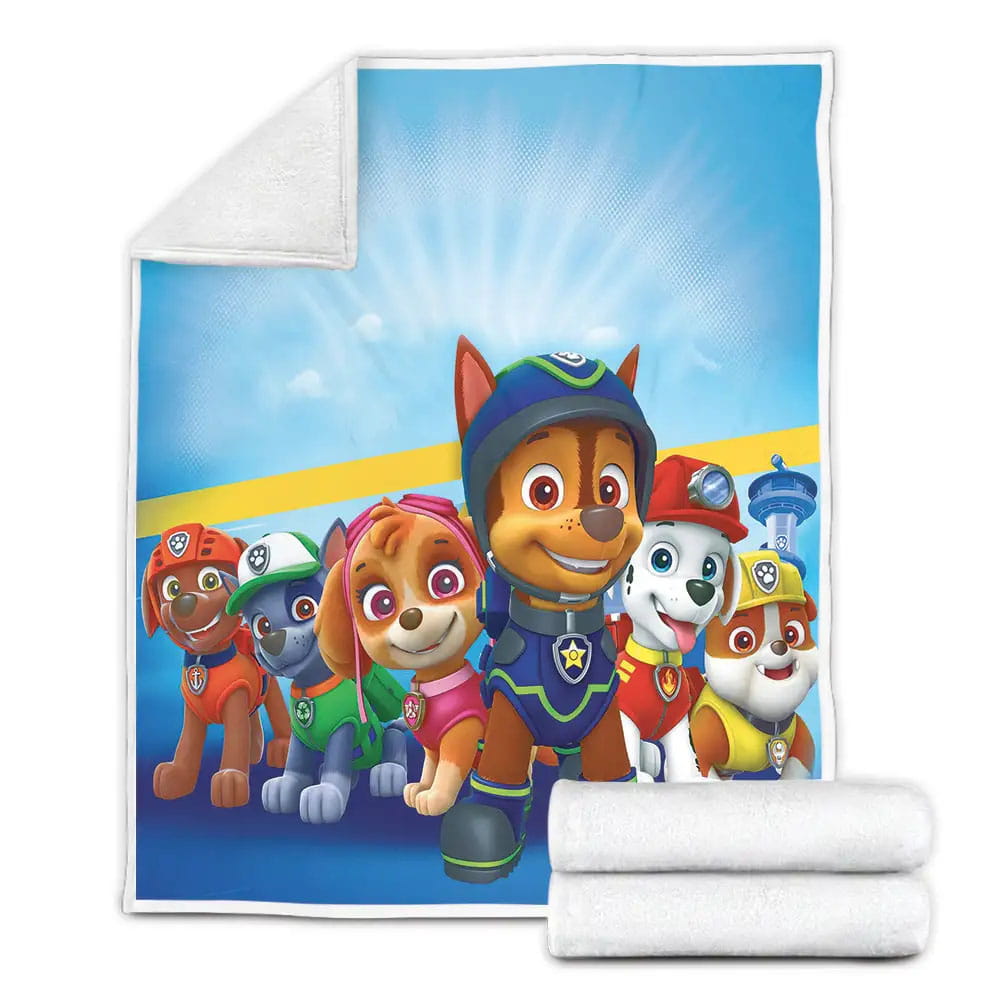 Cartoon Movies Paw Patrol Fleece Blanket Perfect 