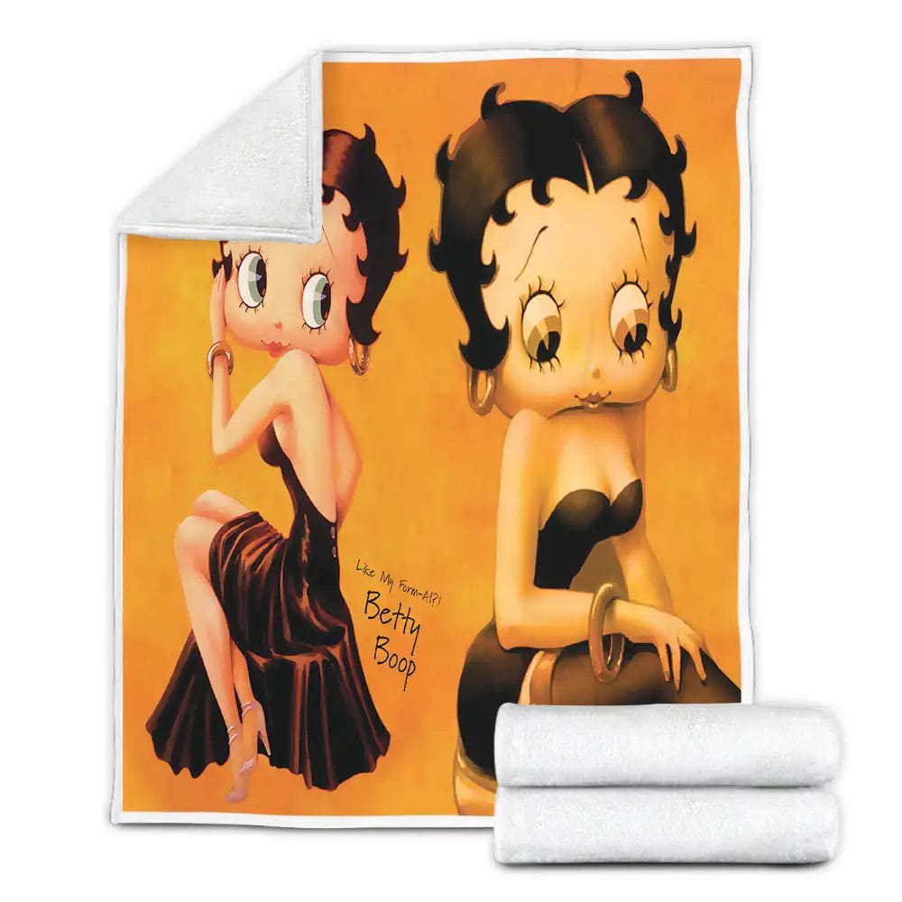 Cartoon Movies Betty Boop Fleece Blanket Perfect 