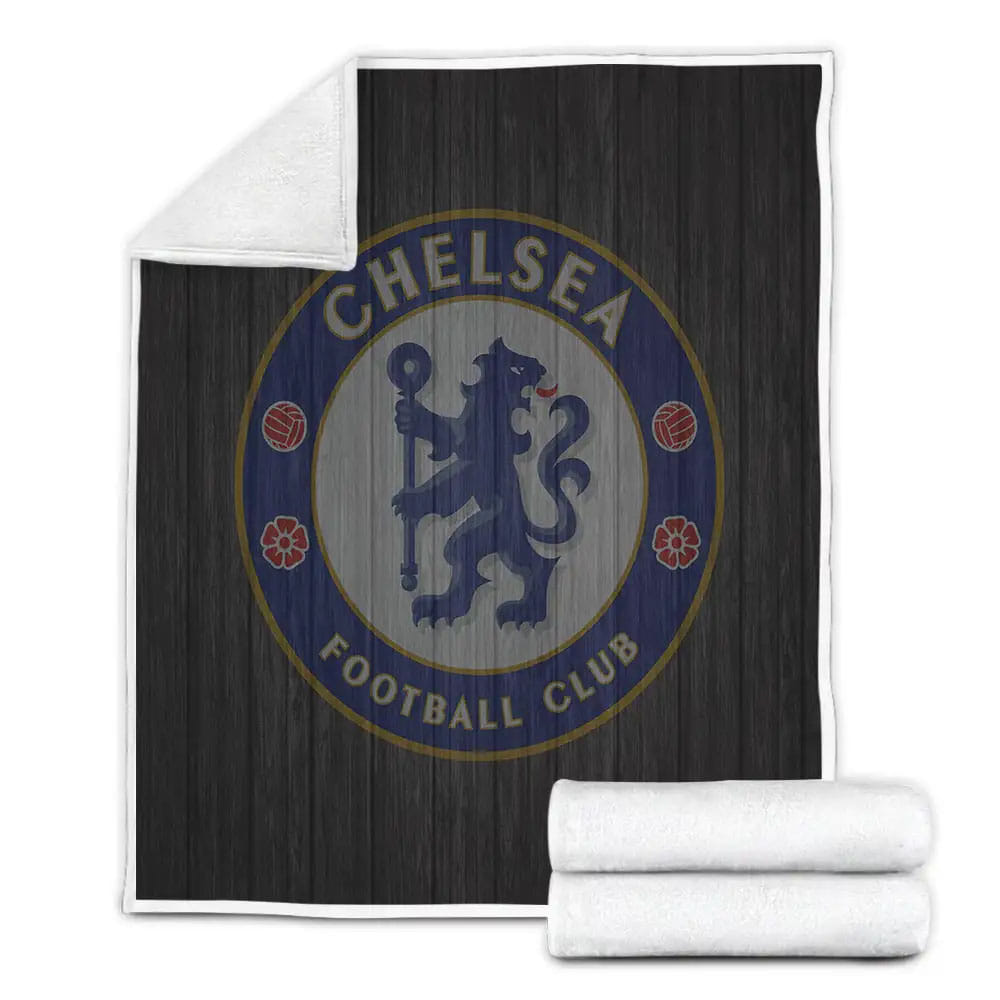 Chelsea Fc Logo Fleece Blanket Gift For Wife Husband Besties
