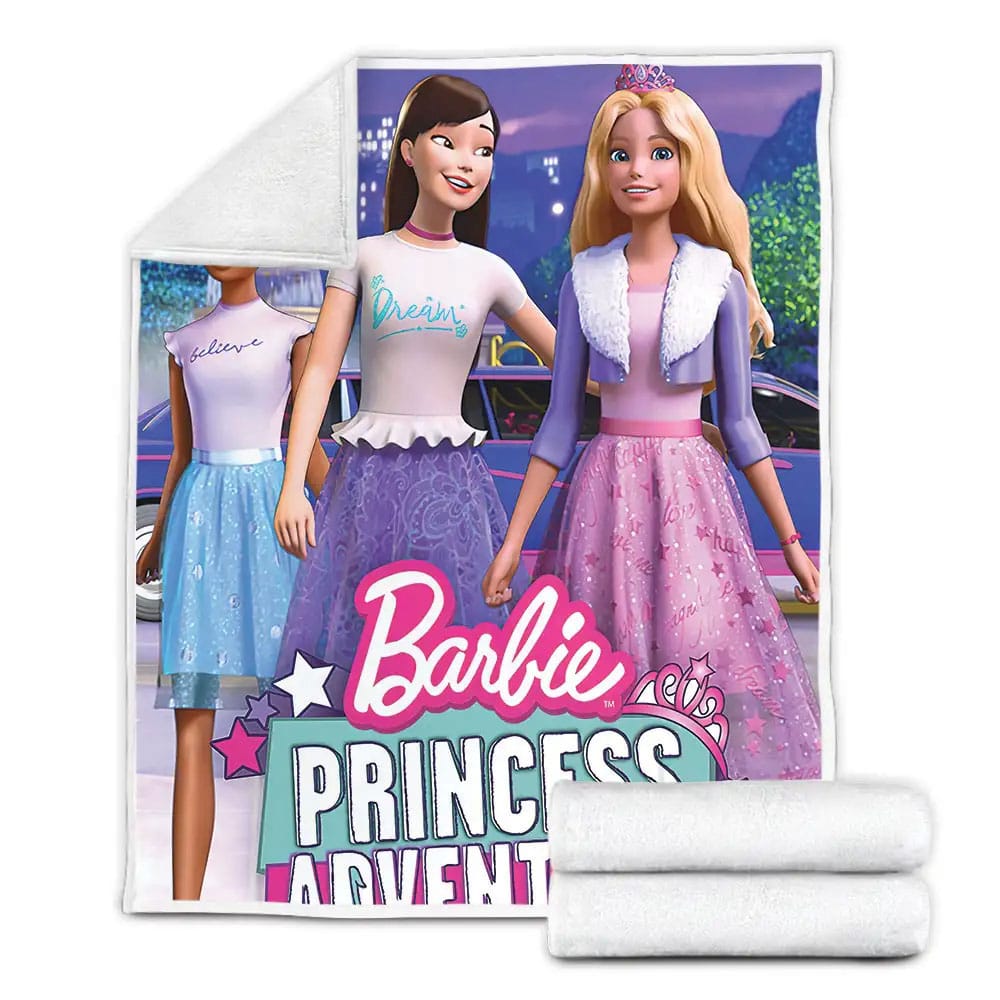 Barbie Princess Adventure Fleece Blanket Perfect 