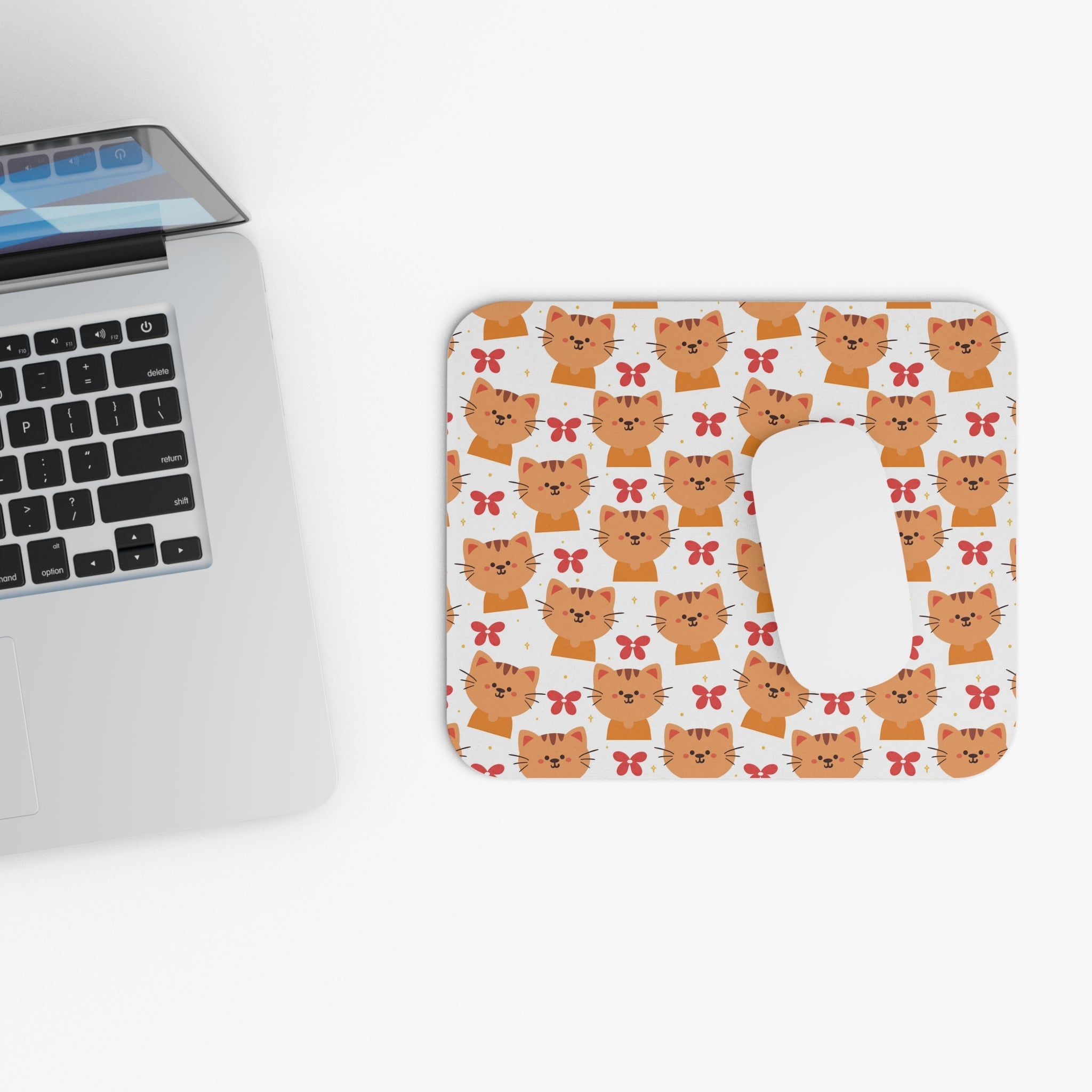 Allleftout Orange Tabby Cat Mouse Pad