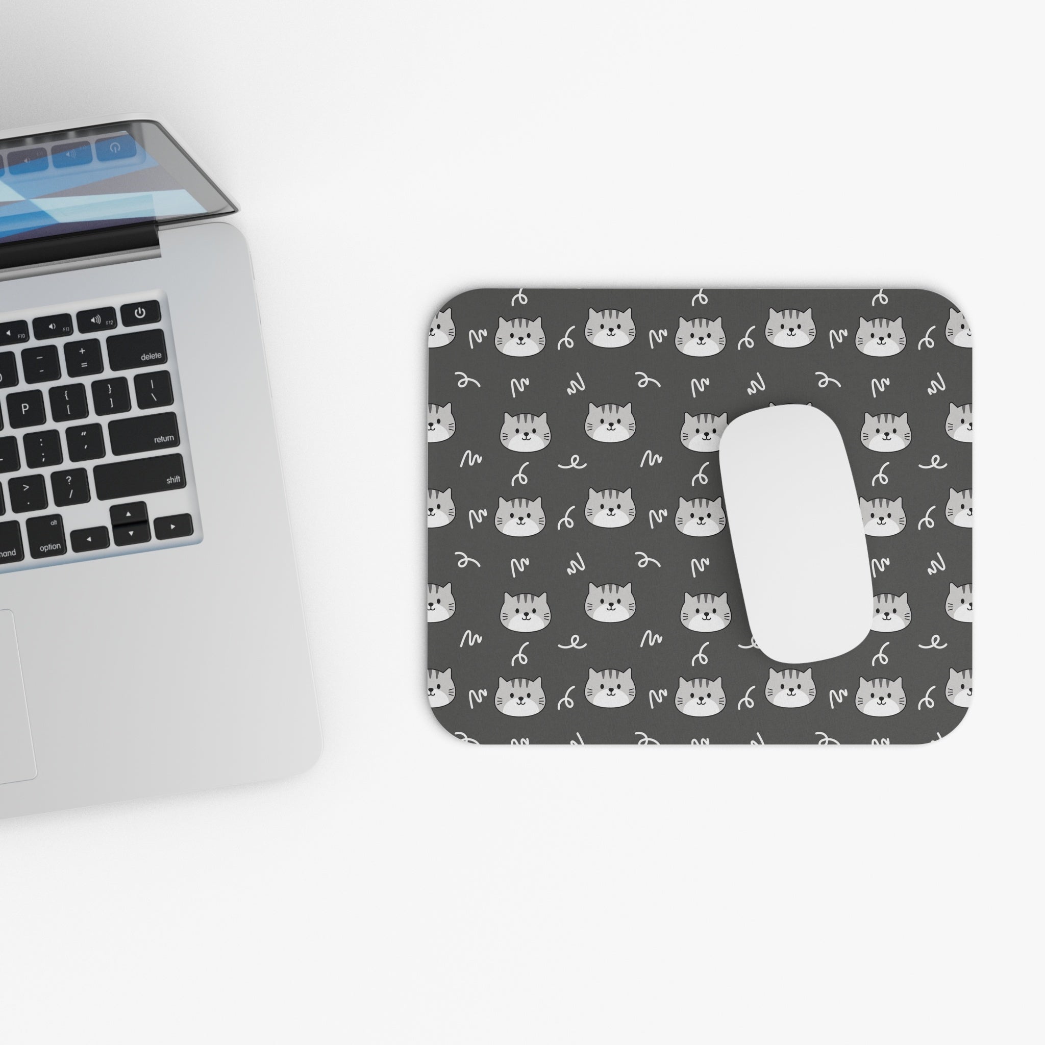 Allleftout Gray Tabby Mouse Pad