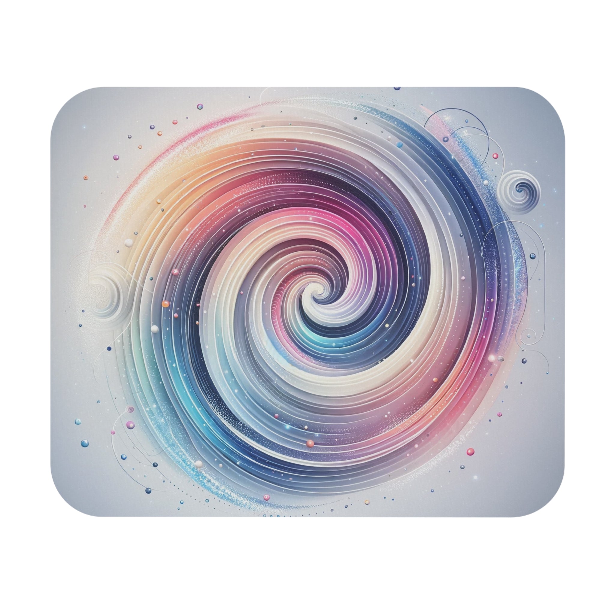 Allleftout Spiral With Grey Background -Mouse Pad (Rectangle)