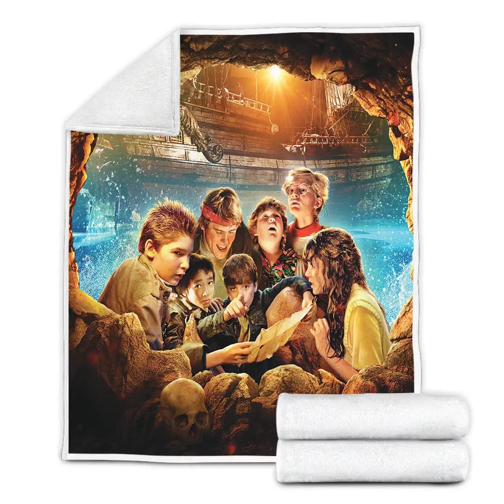 The Goonies Movie Poster I Fleece Blanket Perfect 