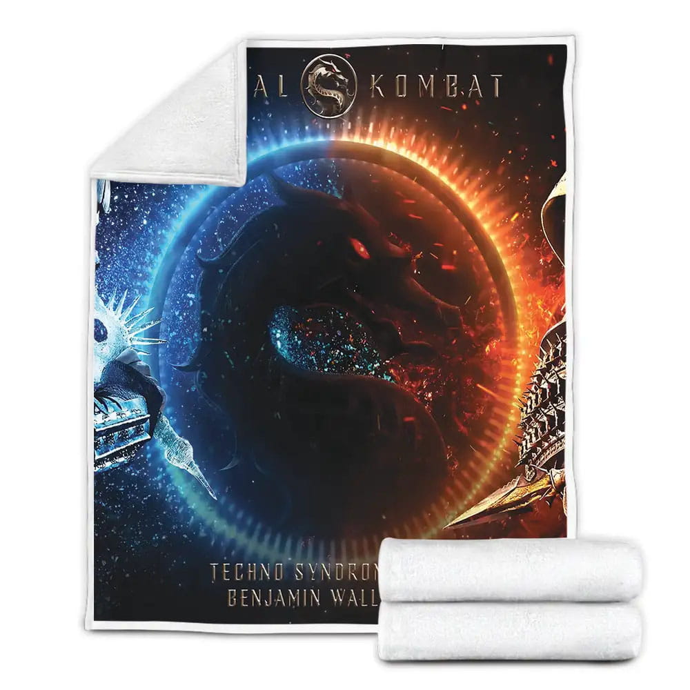 Mortal Kombat 2021 Movie Fleece Blanket Perfect 