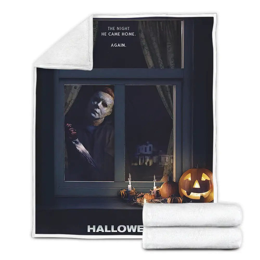 Halloween I Movie Poster Fleece Blanket Perfect 