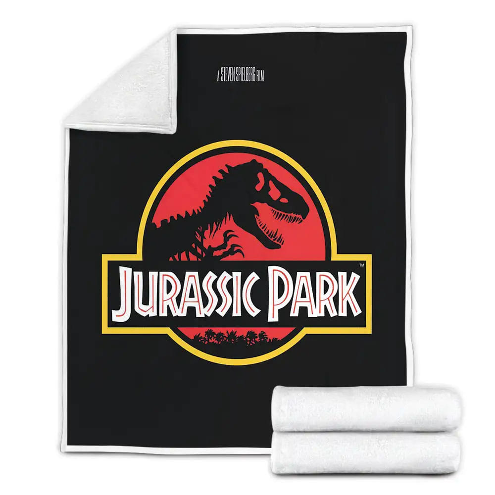 Jurassic Park Movie Poster Fleece Blanket Perfect 