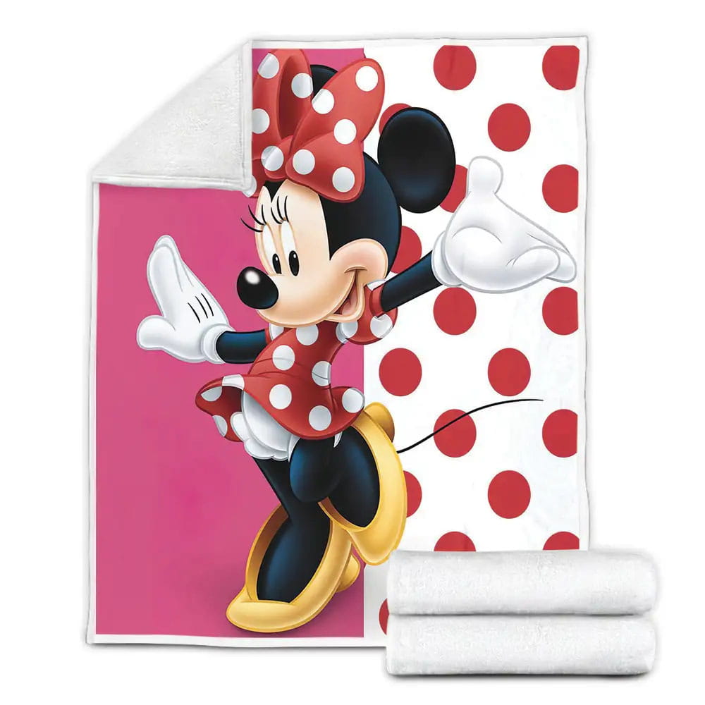 Minnie Mouse Happy Dancing Fleece Blanket Perfect 