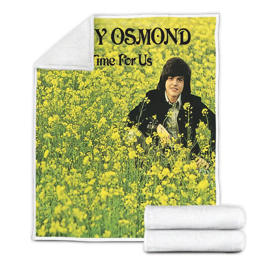 Donny Osmond A Time For Us Fleece Blanket Perfect 