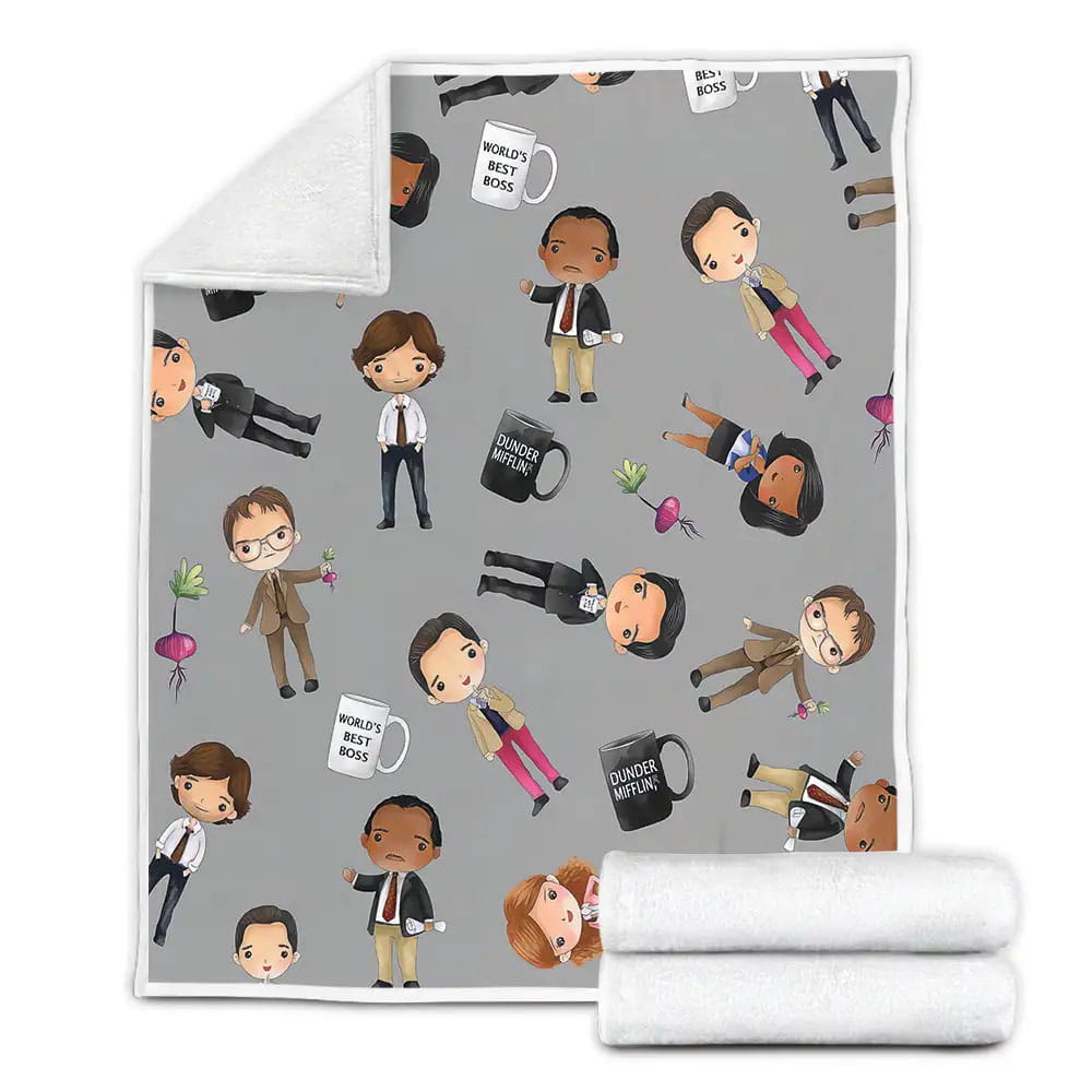 The Office  Dunder Mifflin Fleece Blanket Perfect 