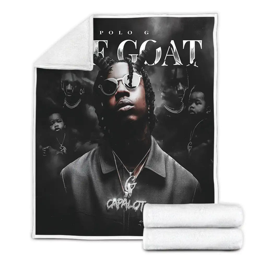 Polo G The Goat Album Cover Fleece Blanket Perfect 