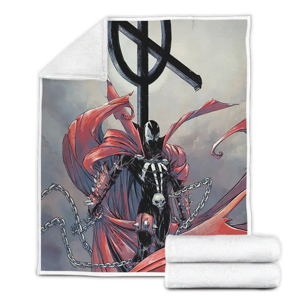 Spawn Movie Art 1 Fleece Blanket Gift For Wife Husband Besties