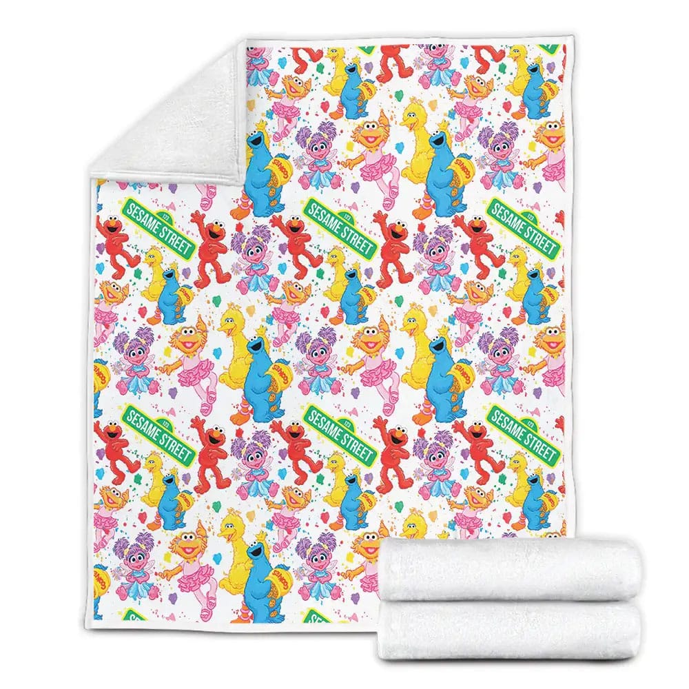 Sesame Street Elmo Dancing Fleece Blanket Perfect 